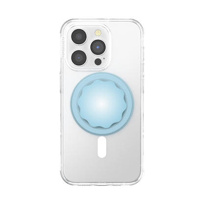 Molded Flower Blue Sigh — MagSafe PopGrip - US 82497