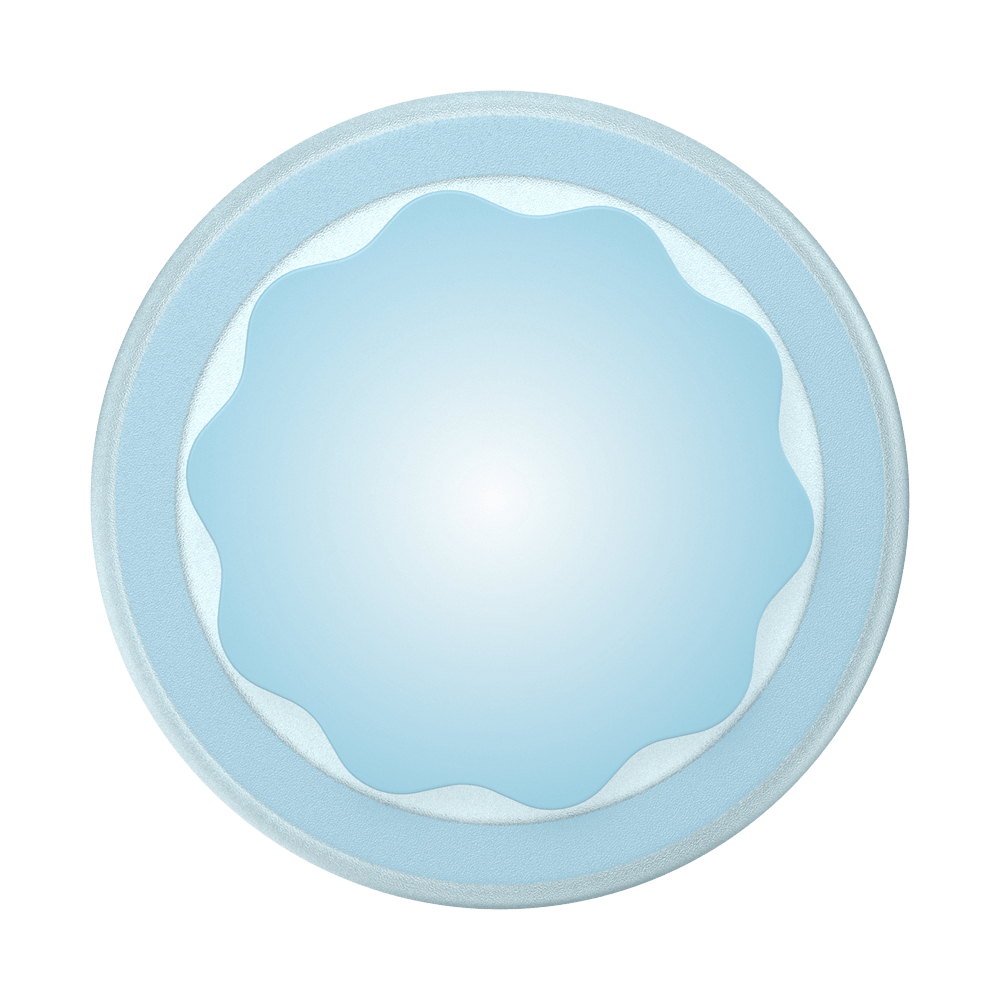 Molded Flower Blue Sigh — MagSafe PopGrip - US 87144