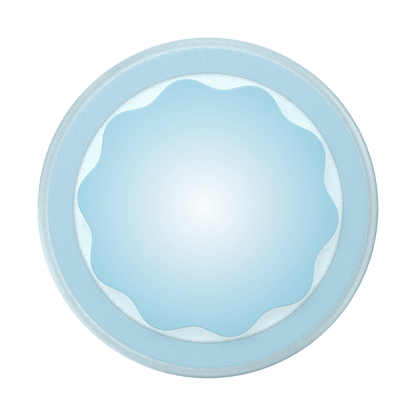 Molded Flower Blue Sigh — MagSafe PopGrip - US 78130