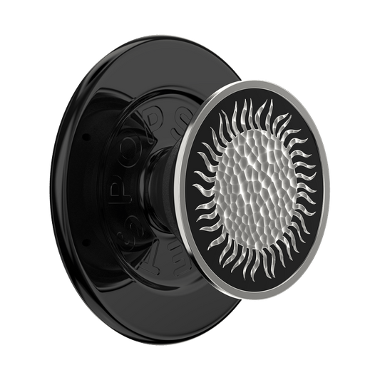 Enamel Hammered Sun Black — MagSafe PopGrip - US 04825