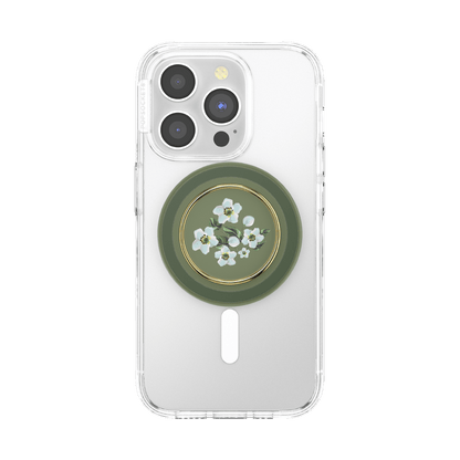 Enamel Floral Relief — MagSafe PopGrip - US 63593