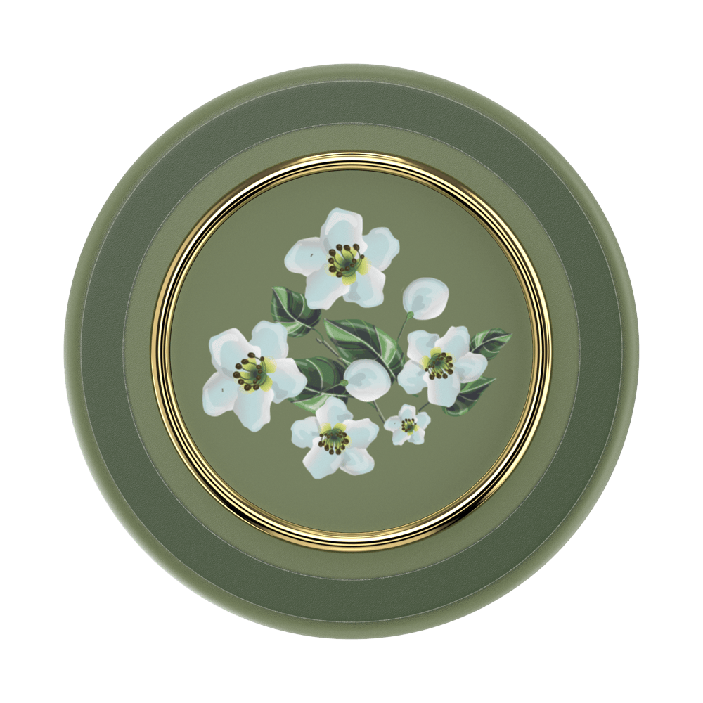 Enamel Floral Relief — MagSafe PopGrip - US 51770
