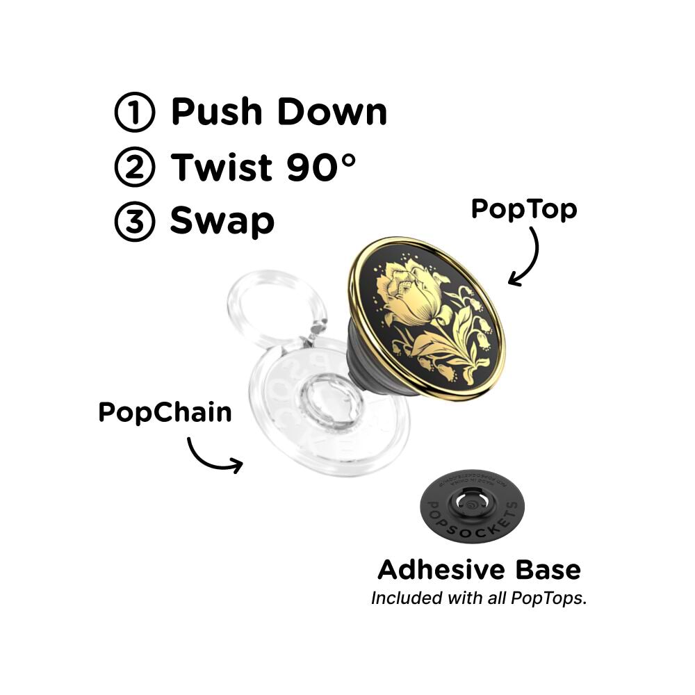 Enamel Rose Noir — PopTop - US 16060