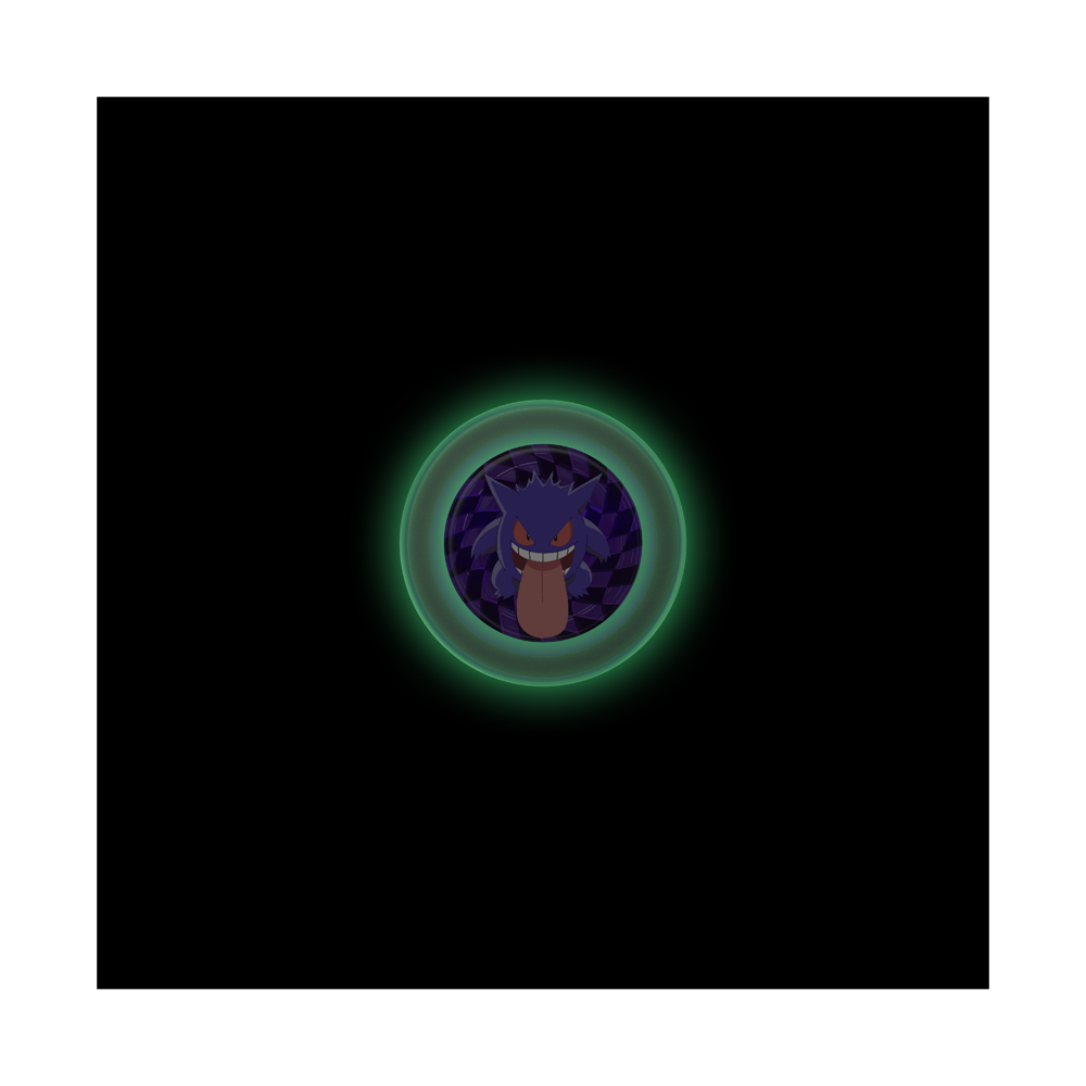 Glow in the Dark Ghost Gengar — MagSafe PopGrip - US 51003