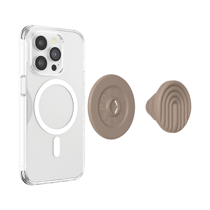 PopOut Latte Curves — MagSafe PopGrip - US 06852