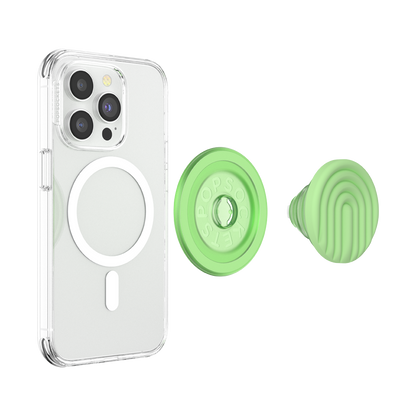 PopOut Curves Matcha Dew — MagSafe PopGrip - US 23208