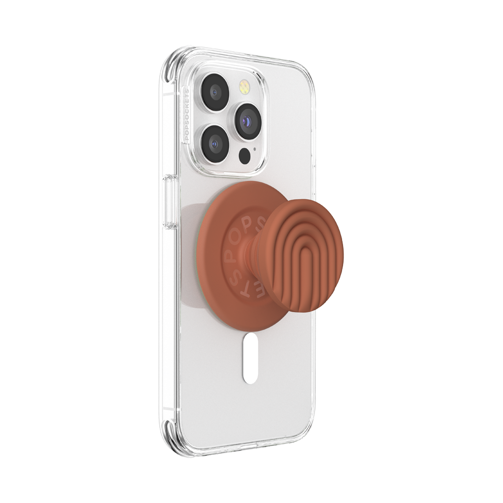 PopOut Terracotta Curves — MagSafe PopGrip - US 63643