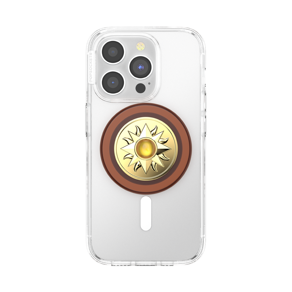 Enamel Sun Jewel Amber — MagSafe PopGrip - US 17771
