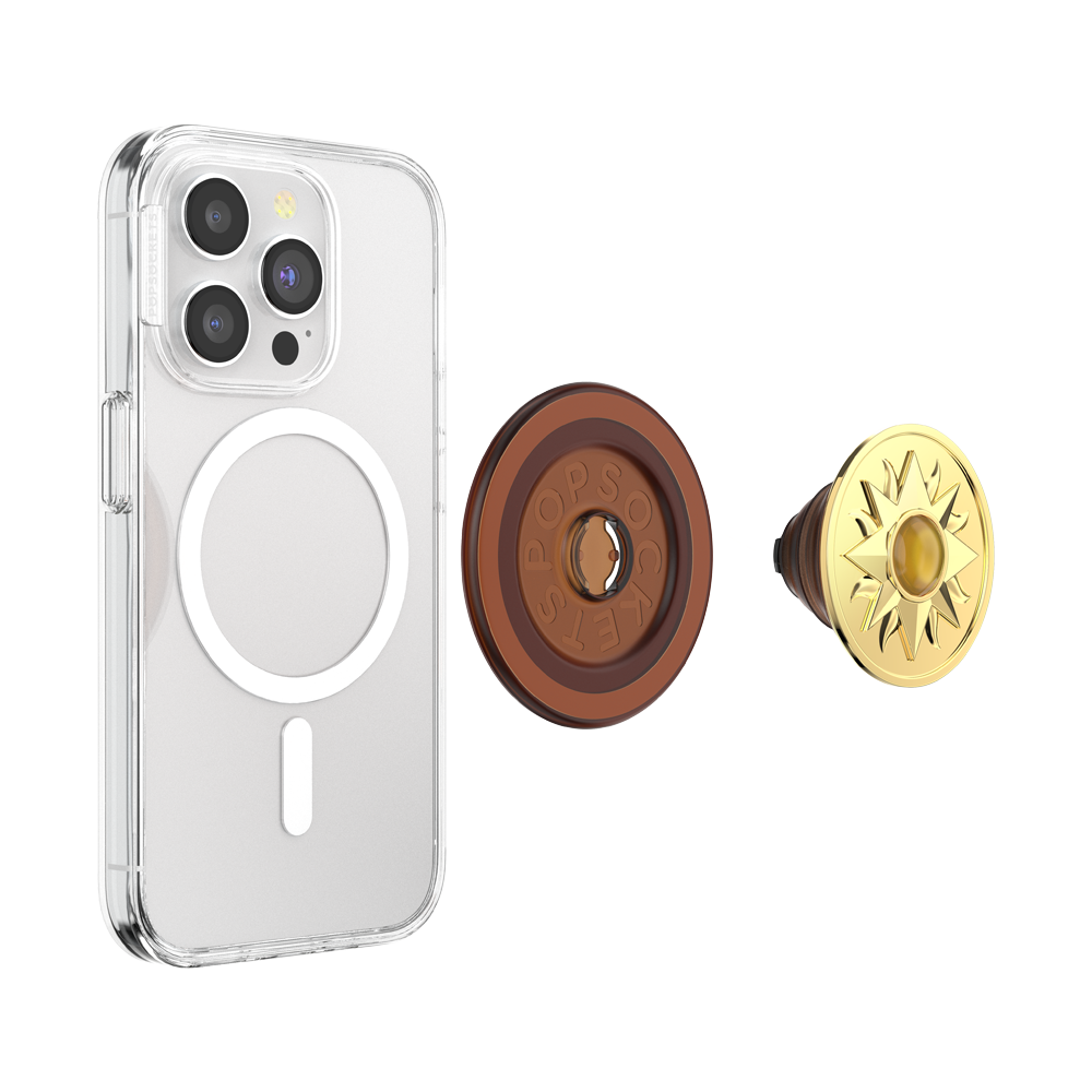 Enamel Sun Jewel Amber — MagSafe PopGrip - US 27827