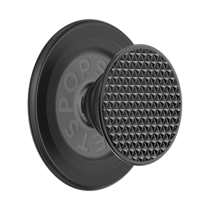Triangle Knurl Black — MagSafe PopGrip - US 76924