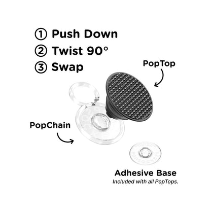 Triangle Knurl Black — PopTop - US 76361