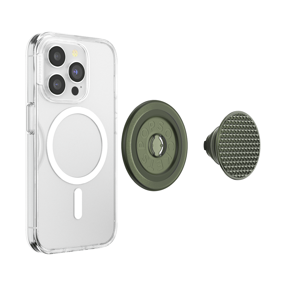 Olive Triangle Knurl — MagSafe PopGrip - US 46125