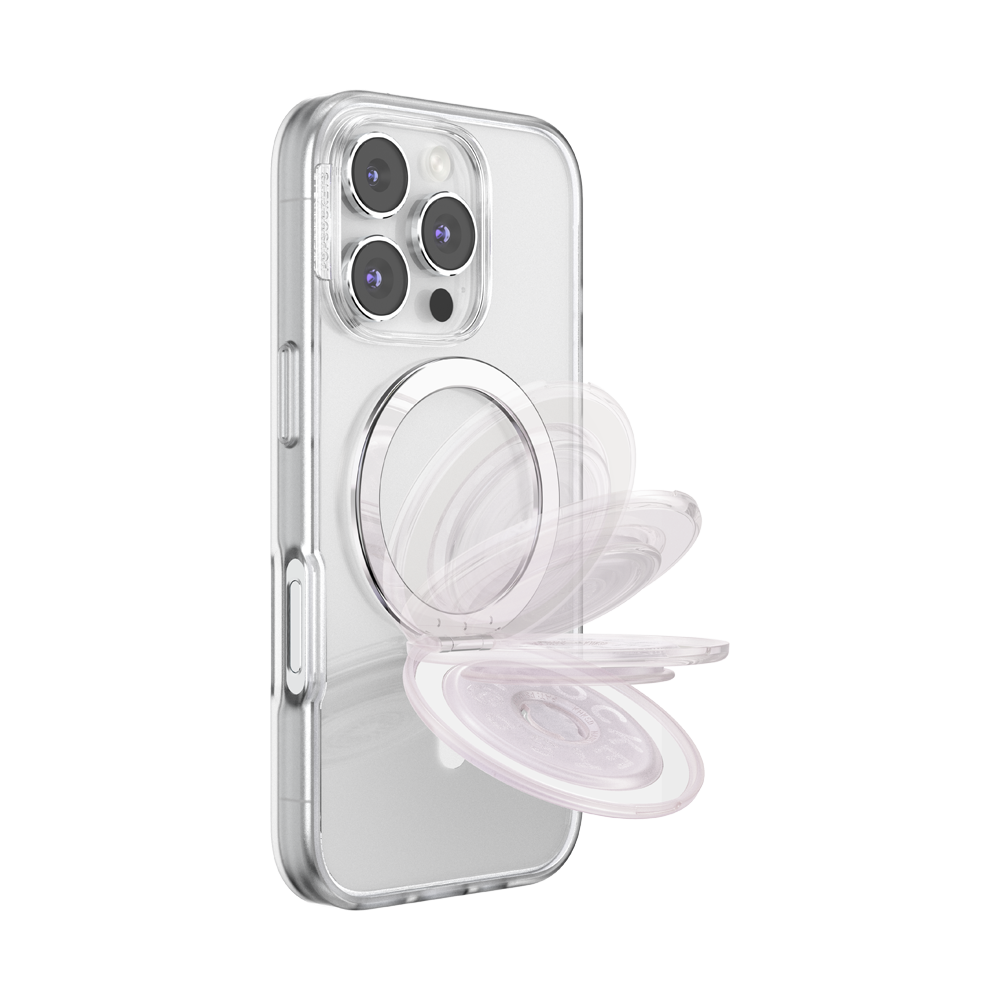 White Opalescent  —  MagSafe Kick-Out Grip & Stand - US 34955