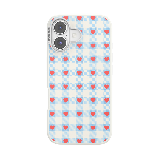 Berry Sweet Gingham — iPhone 16 MagSafe Case - US 28078