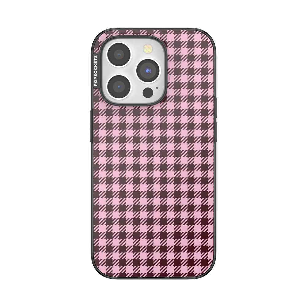Black Cherry Gingham — iPhone 15 Pro MagSafe Case - US 03193
