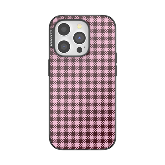 Black Cherry Gingham — iPhone 15 Pro MagSafe Case - US 03193