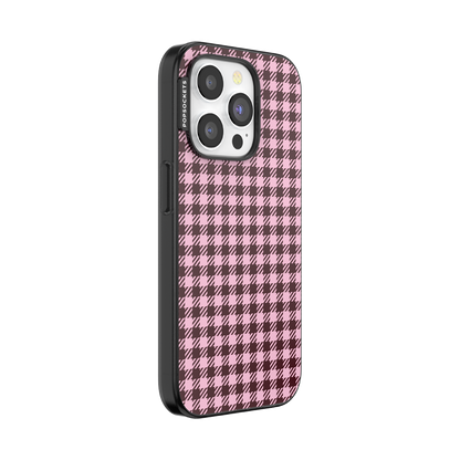 Black Cherry Gingham — iPhone 15 Pro MagSafe Case - US 03193