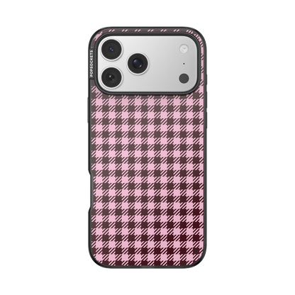 Black Cherry Gingham — iPhone 17 Pro Max MagSafe Case - US 24033