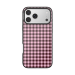 Black Cherry Gingham — iPhone 17 Pro Max MagSafe Case - US 52441