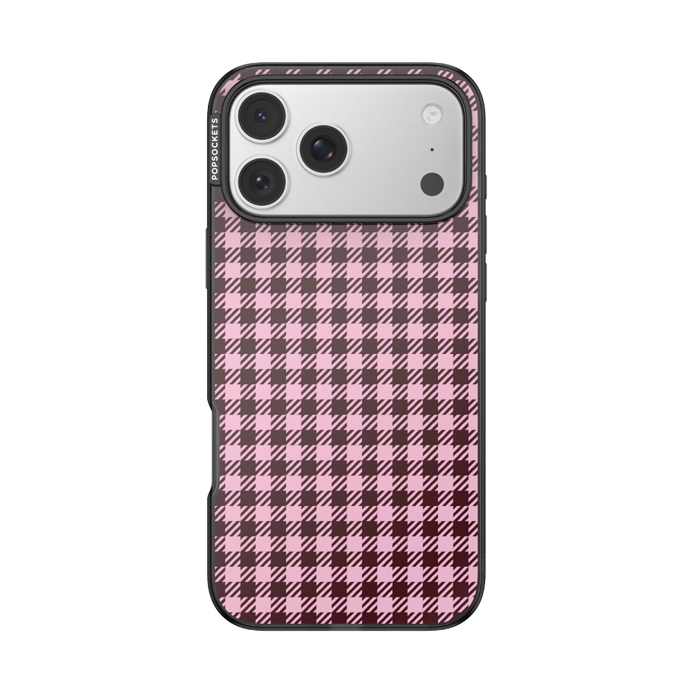 Black Cherry Gingham — iPhone 17 Pro Max MagSafe Case - US 99433