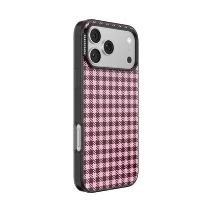 Black Cherry Gingham — iPhone 17 Pro Max MagSafe Case - US 24033