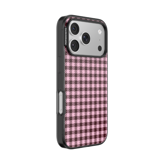 Black Cherry Gingham — iPhone 17 Pro MagSafe Case - US 86867