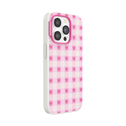 Blush Gingham — iPhone 15 Pro MagSafe Case - US 17269