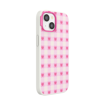 Blush Gingham — iPhone 15 MagSafe Case - US 40434