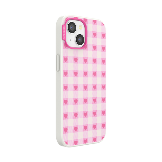 Blush Gingham — iPhone 15 MagSafe Case - US 40434