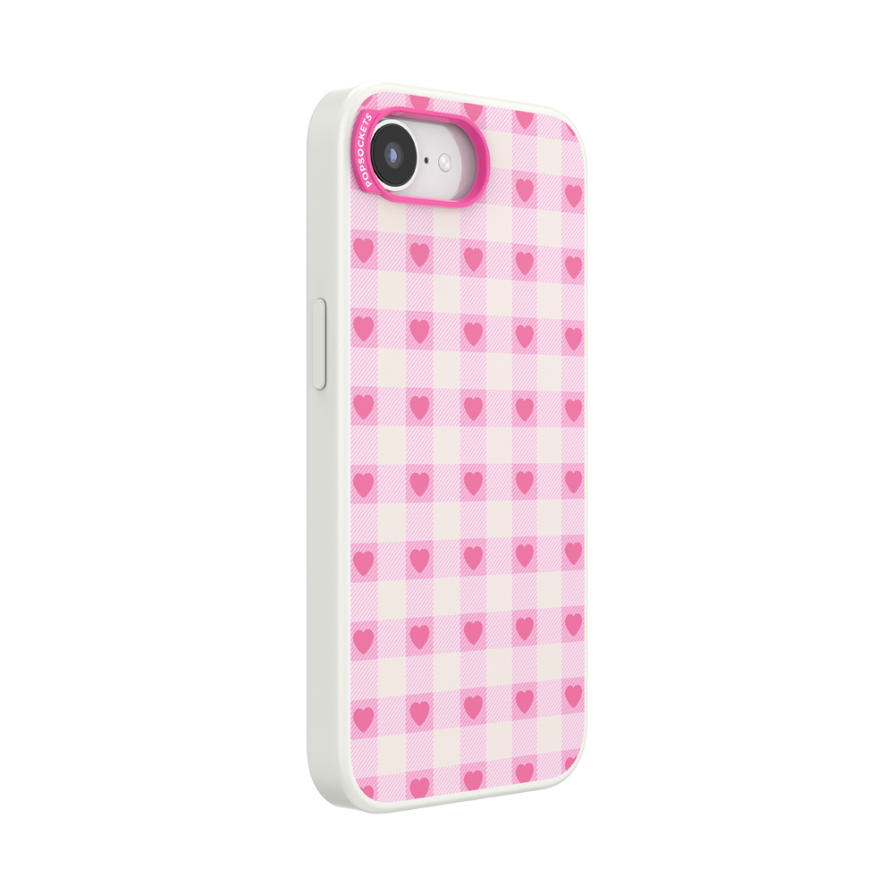 Blush Gingham — iPhone 17e/16e MagSafe Case - US 23644