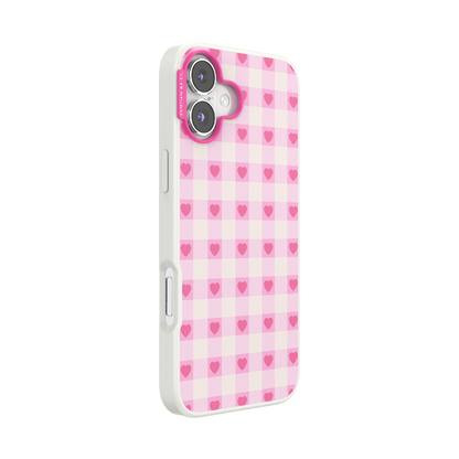 Blush Gingham — iPhone 16 Plus MagSafe Case - US 46118
