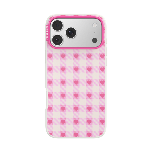 Blush Gingham — iPhone 17 Pro Max MagSafe Case - US 37643