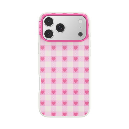 Blush Gingham — iPhone 17 Pro Max MagSafe Case - US 50891