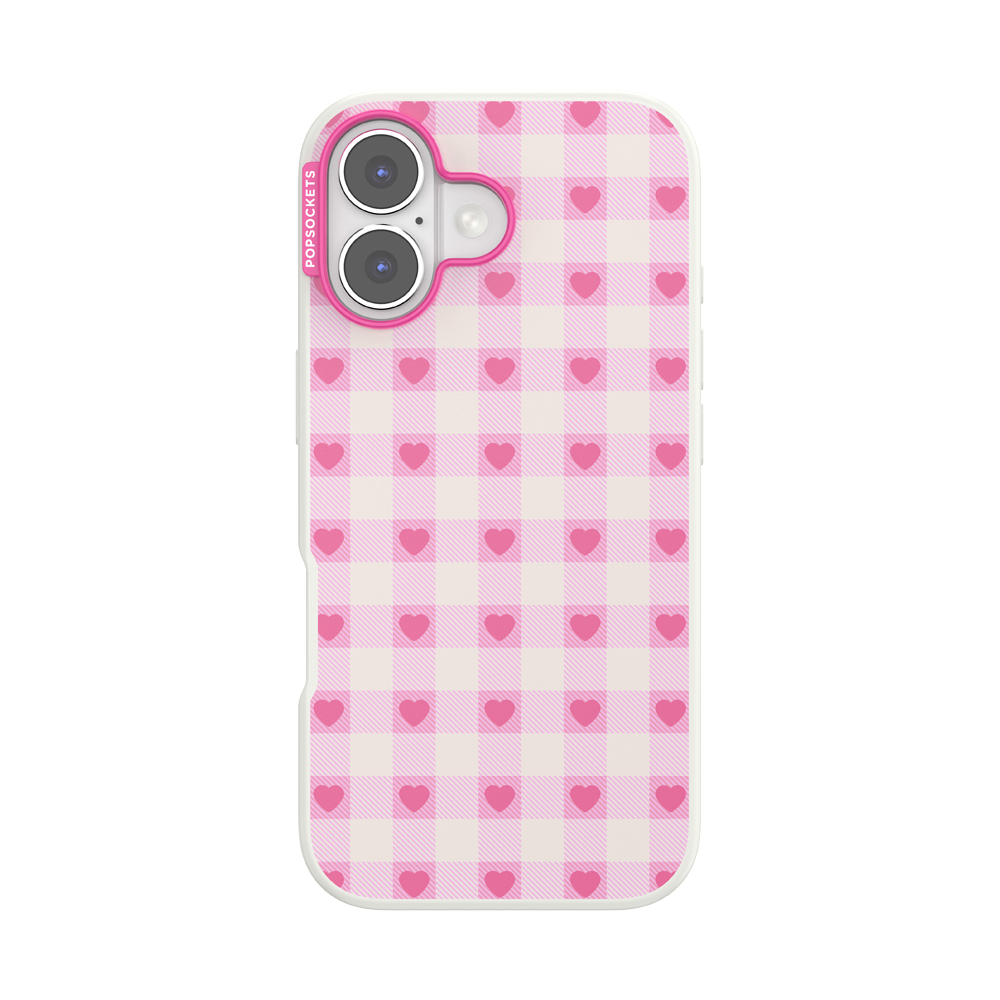 Blush Gingham — iPhone 17 MagSafe Case - US 15605