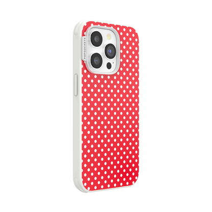 Cherry Red Polka Dot — iPhone 14 Pro MagSafe Case - US 01931