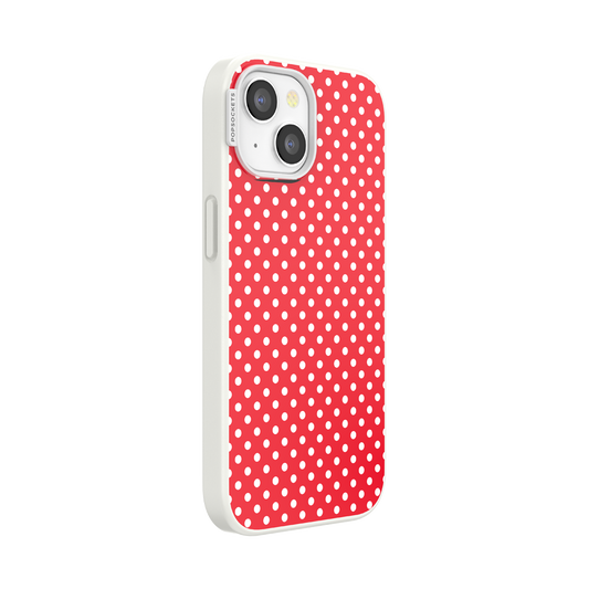 Cherry Red Polka Dot — iPhone 15 MagSafe Case - US 26388