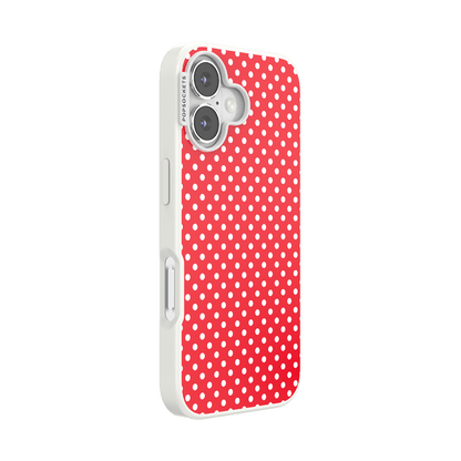 Cherry Red Polka Dot — iPhone 17 MagSafe Case - US 76712