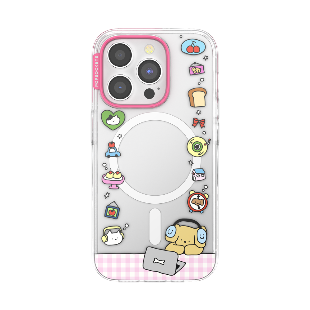 Dog Typing — iPhone 15 Pro MagSafe Case - US 53712