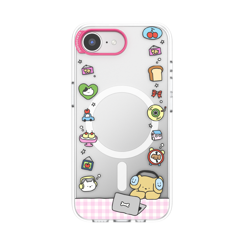 Dog Typing — iPhone 17e/16e MagSafe Case - US 41239
