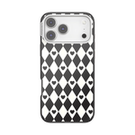 Harlequin Hearts Black — iPhone 17 Pro Max MagSafe Case - US 45030