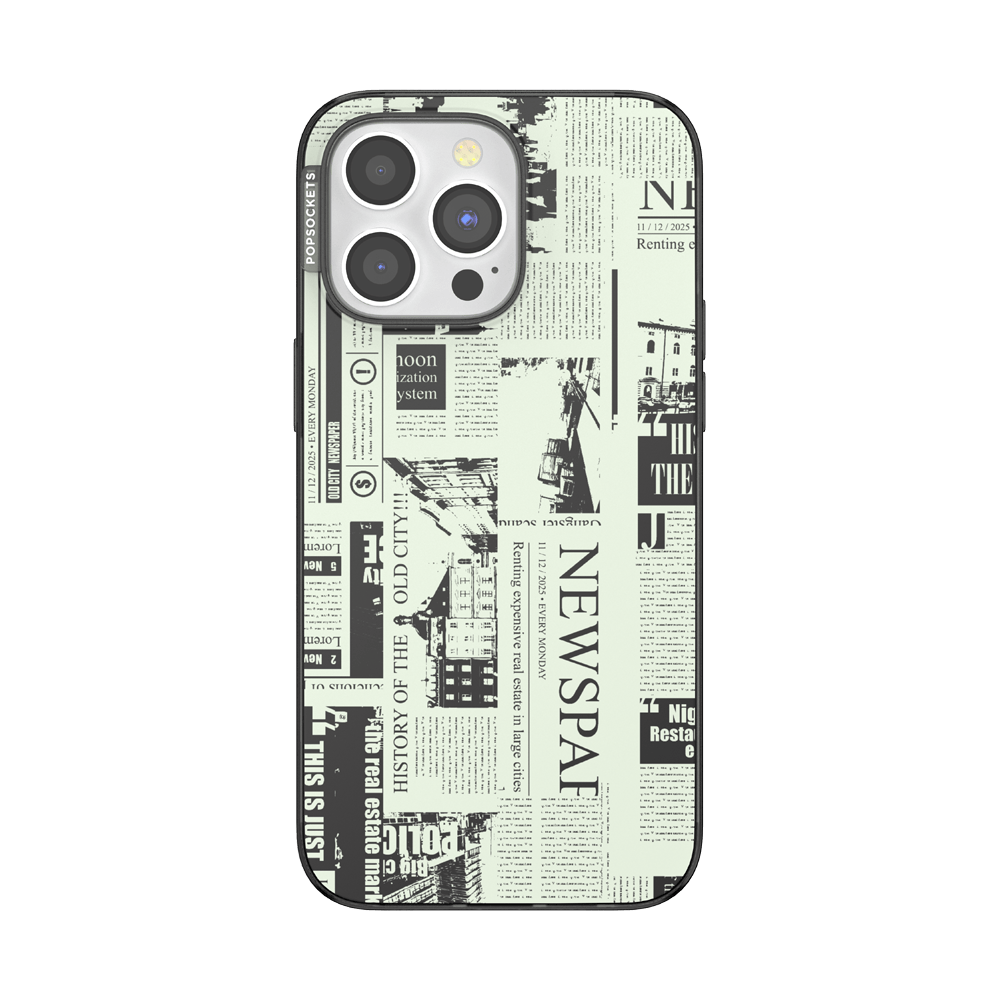 Hot off the Press Black — iPhone 15 Pro Max MagSafe Case - US 59306