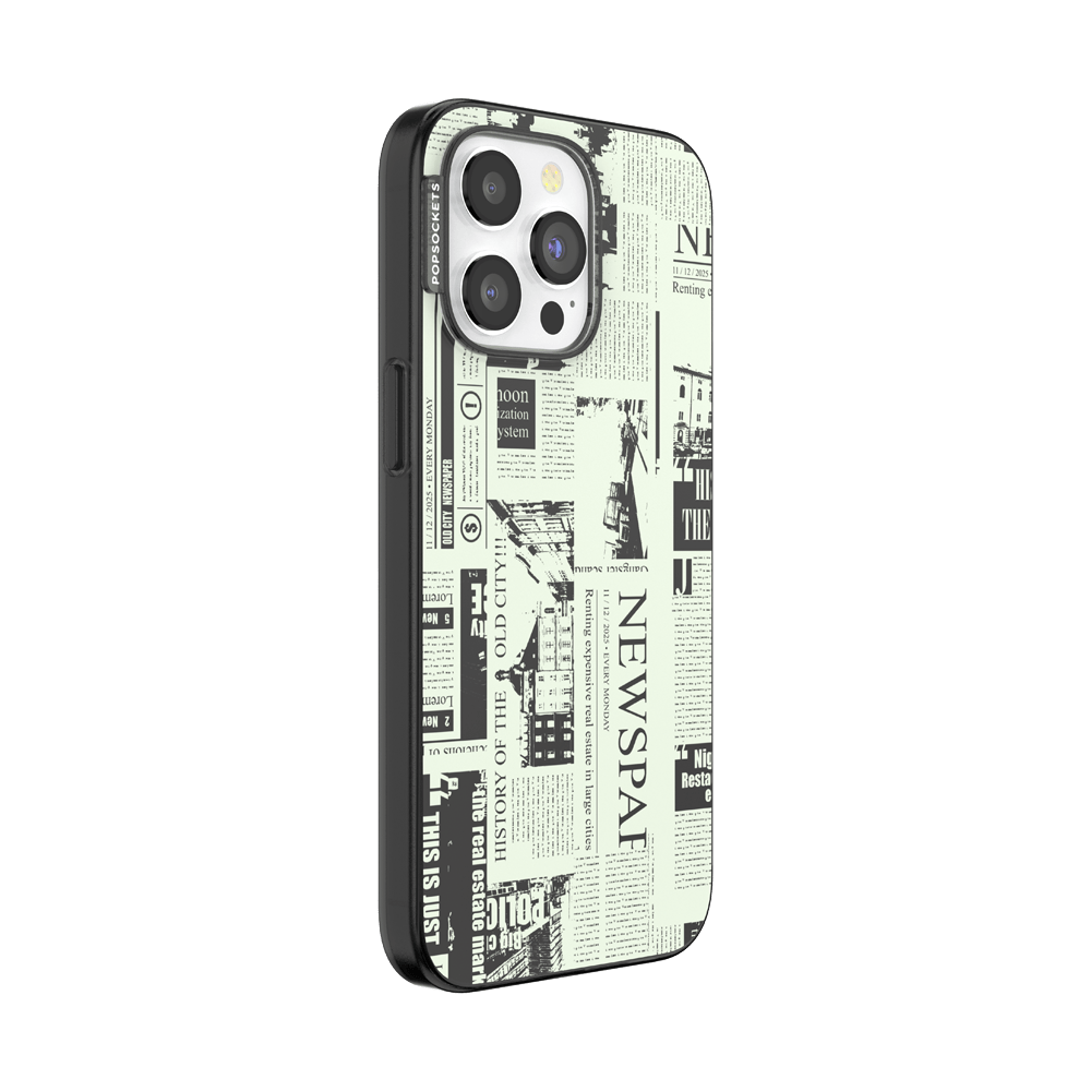 Hot off the Press Black — iPhone 15 Pro Max MagSafe Case - US 59306