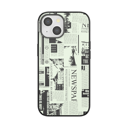 Hot off the Press Black — iPhone 15 MagSafe Case - US 39164