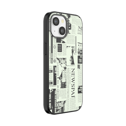 Hot off the Press Black — iPhone 15 MagSafe Case - US 39164