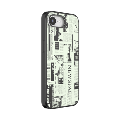 Hot off the Press Black — iPhone 17e/16e MagSafe Case - US 91563