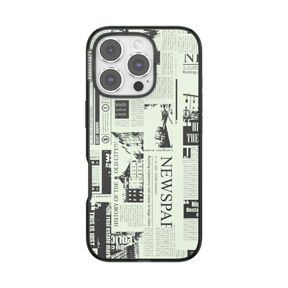 Hot off the Press Black — iPhone 16 Pro MagSafe Case - US 11183