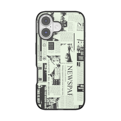 Hot off the Press Black — iPhone 16 MagSafe Case - US 26368