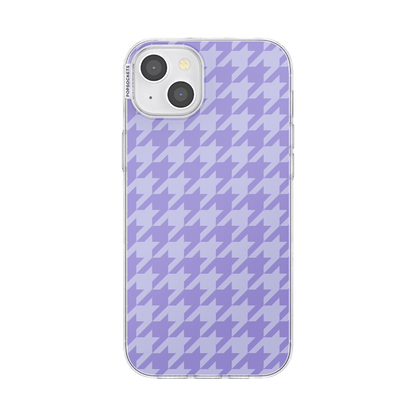 Lilac Houndstooth — iPhone 15 Plus MagSafe Case - US 04829