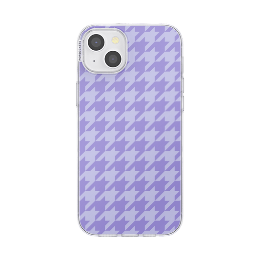 Lilac Houndstooth — iPhone 15 Plus MagSafe Case - US 04829