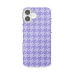 Lilac Houndstooth — iPhone 16 Plus MagSafe Case - US 62431